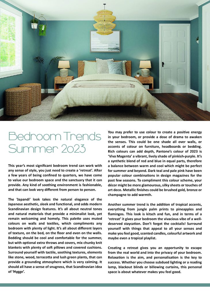 Bedroom Trends 2023 June 2023 MAG WORLD ASSOCIATION   Bedroom Trends Summer 2023 